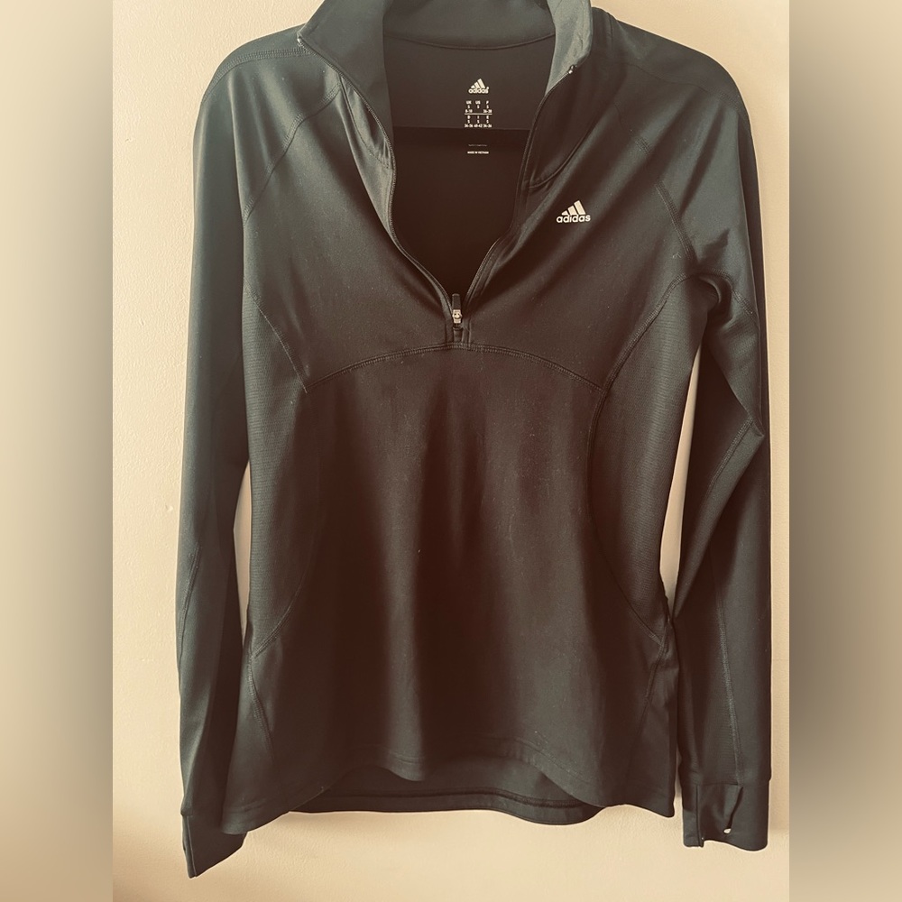 Adidas Climate  light Weight Women’s Pullover Sweather Black Small - Picture 10 of 12